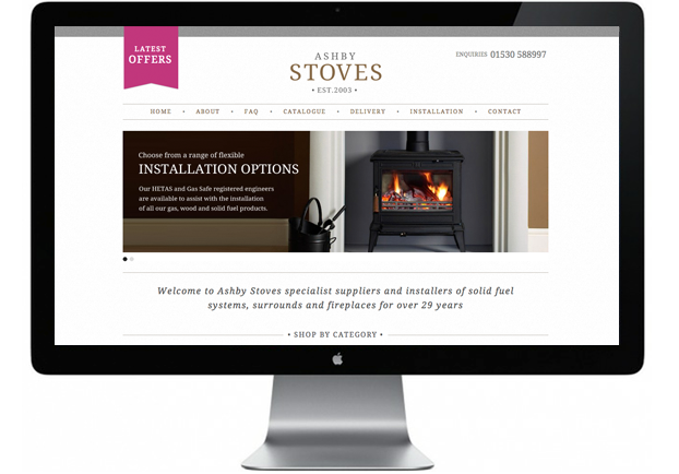 Ashby Stoves homepage